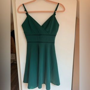 Emerald A-Line Dress